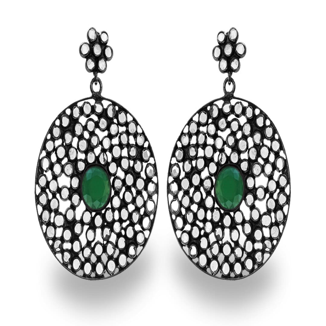 Contemporary Fashion Round Drops Earring Jewelry ER-1051