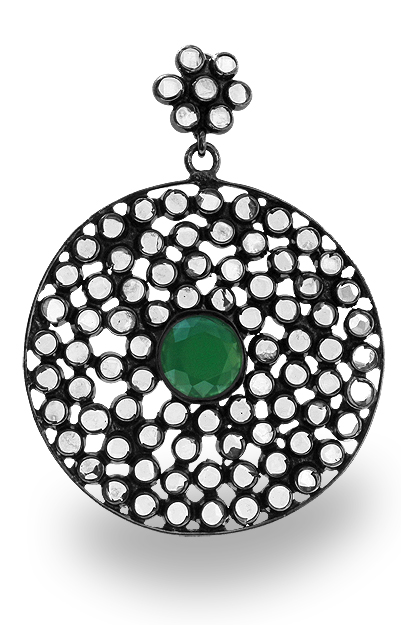 Contemporary Fashion Round Drops Earring Jewelry ER-1051 - Image 3