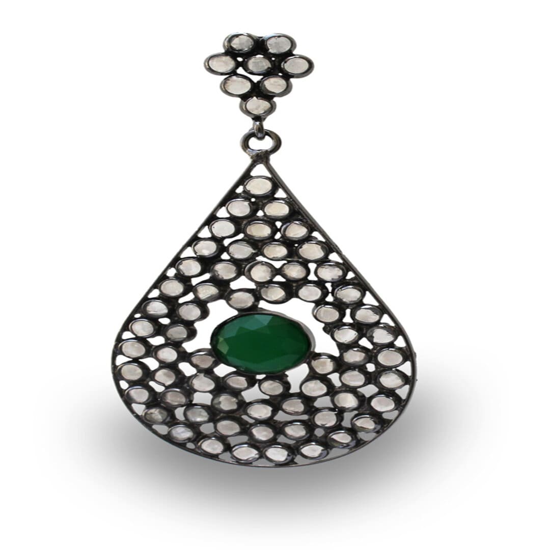 CONTEMPORARY VICTORIAN DESIGN EARRING JEWELRY ER-1070 - Image 3