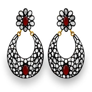 Festive Fashion Elegant Victorian Design Cubic Zirconia Earring Jewelry ER-1088